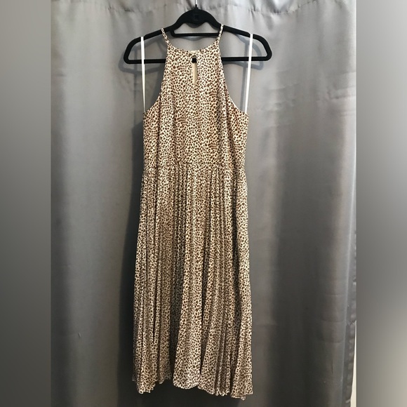 She+ sky halter neck leopard midi dress size s - Picture 1 of 4